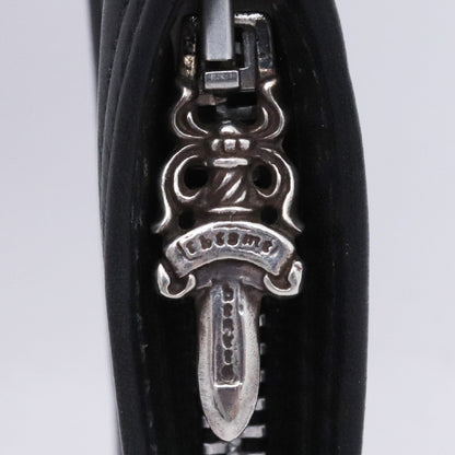 CHROME HEARTS ZPR CHNG PURSE #2 Dagger Purse Black Size F
