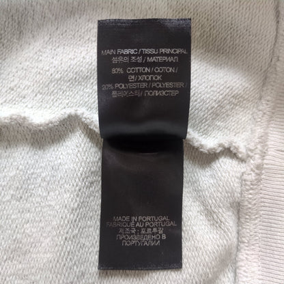 VETEMENTS 23AW Crystals Logo Oversized Hoodie Gray Size S