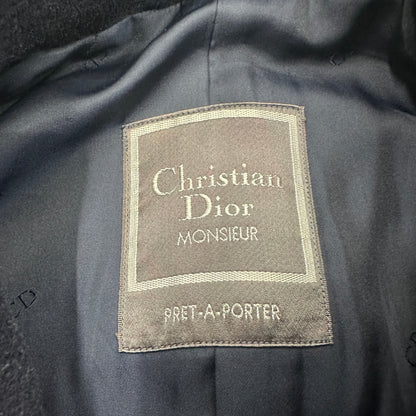 Christian Dior 80s Lambswool Balmacaan Coat