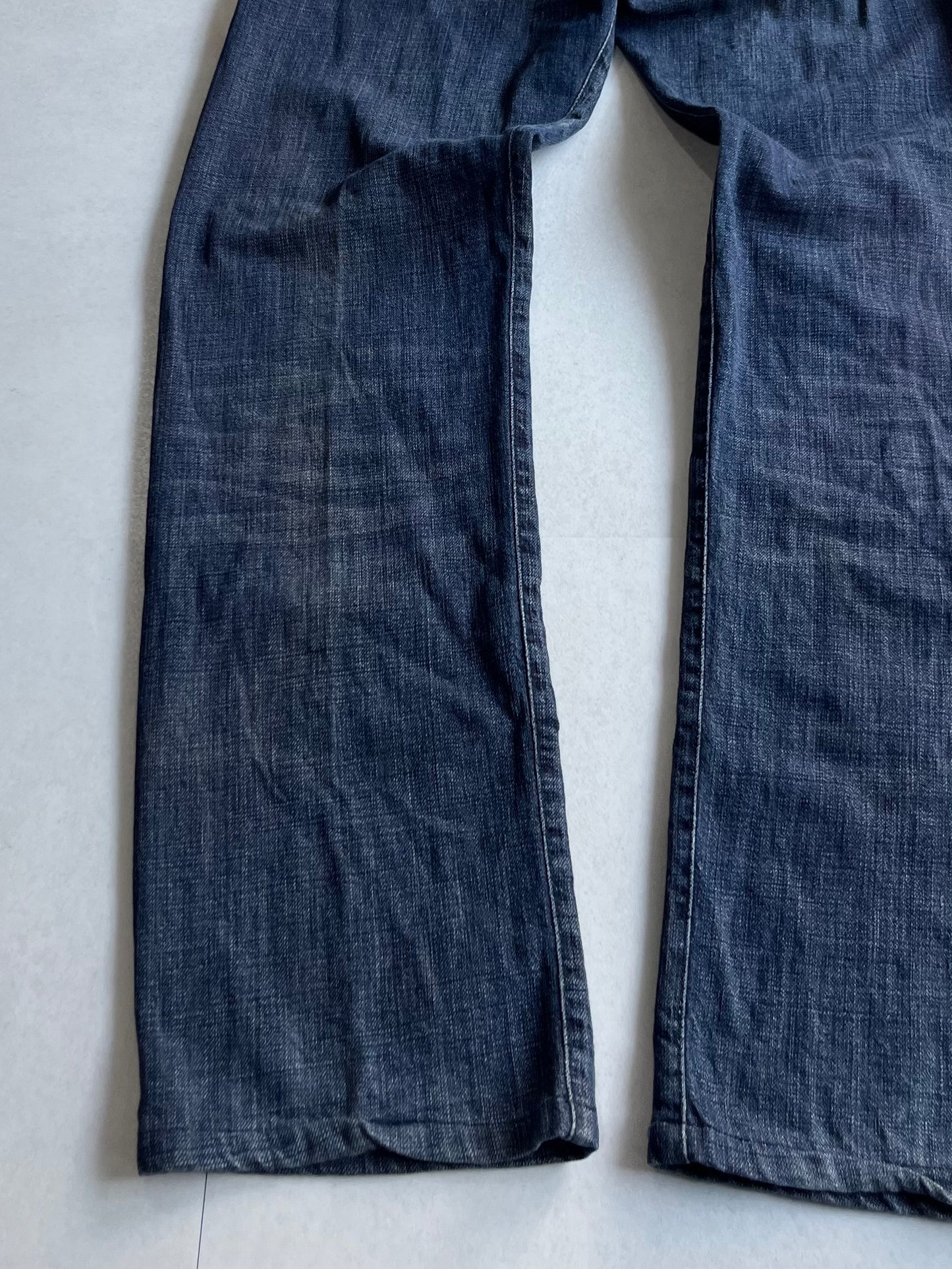 Emporio Armani Bleach Fade Blue Denim Jeans Size 30