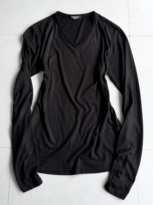 TORNADO MART Glitter Stripe Long Sleeve Shirt