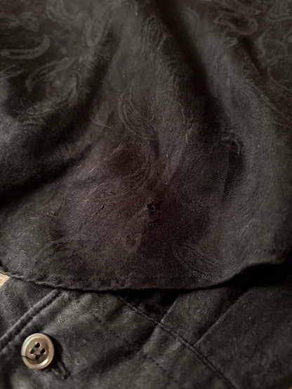 COMME des GARÇONS HOMME PLUS AW15 Tonal Shirt Black Size XS