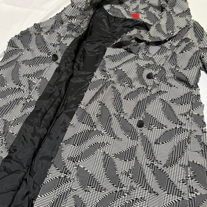 HaaT ISSEY MIYAKE 2019AW Leaf Pattern Long Coat Size 4