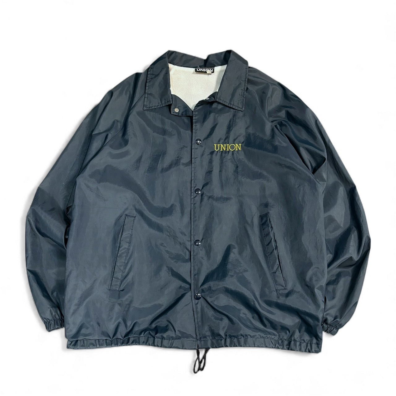 Vintage 90's UNION Black Coach Jacket Size L