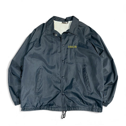 Vintage 90's UNION Black Coach Jacket Size L