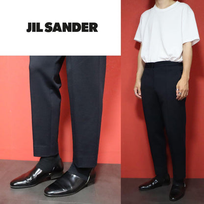 Jil Sander Black Slim Fit Stretch Pants Made in Size 38