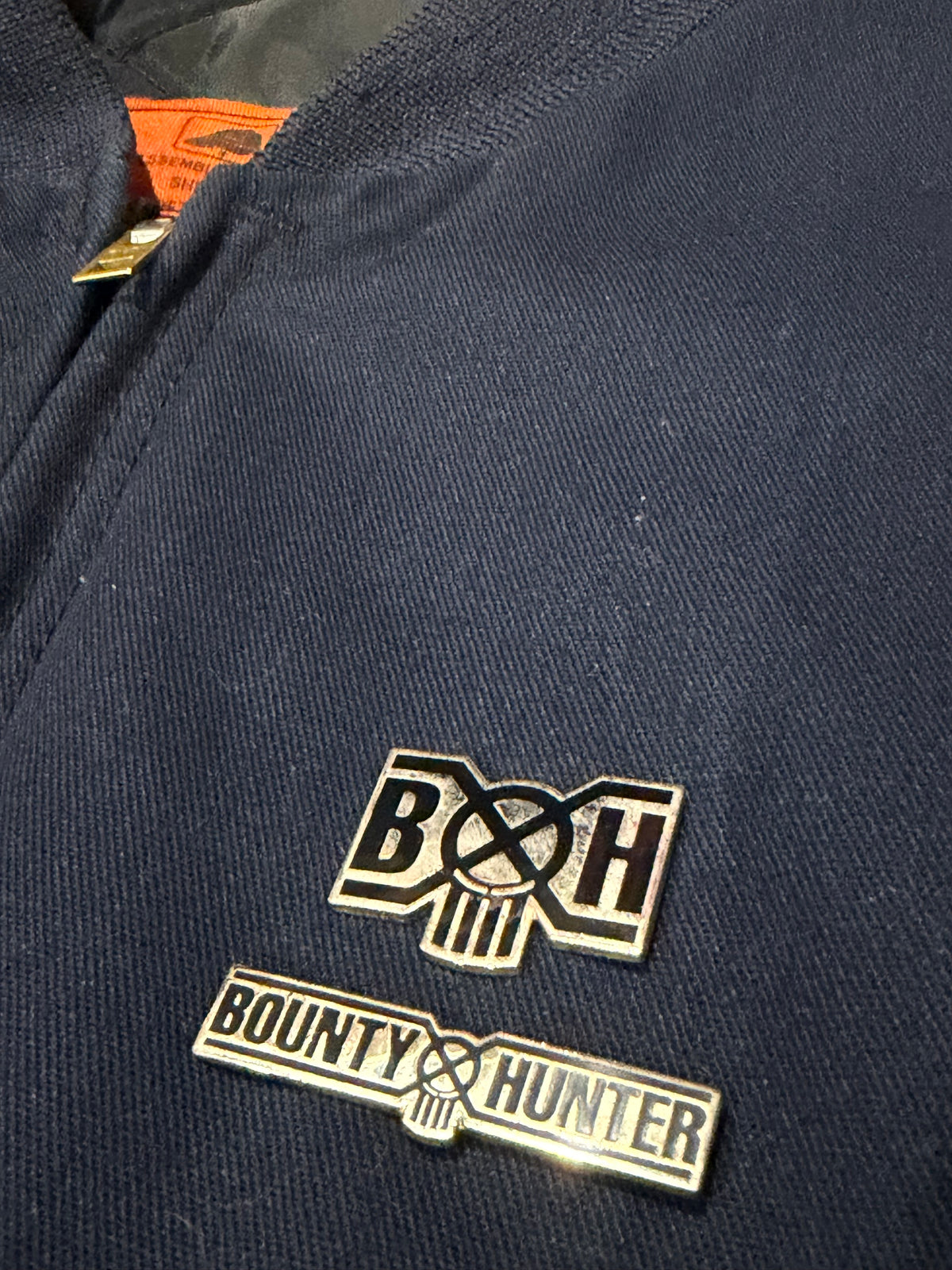 Bounty Hunter × RED KAP 90SS 7.25oz Team Jacket Navy Size L