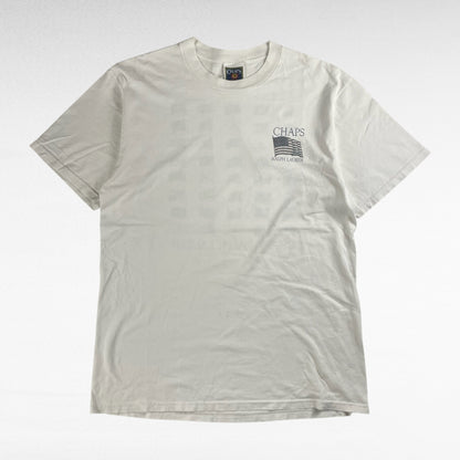 Chaps Ralph Lauren Short Sleeve T-Shirt White Size L