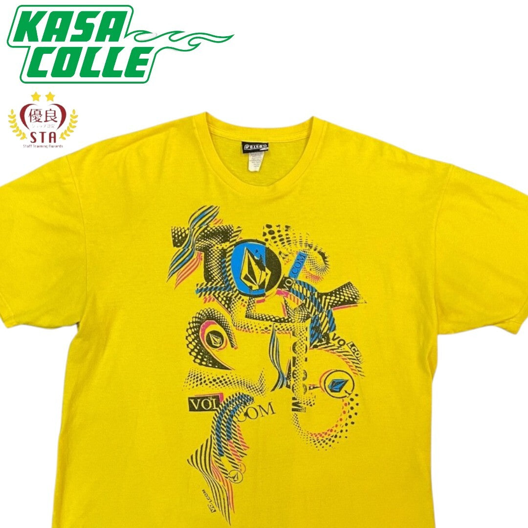Volcom Graphic T-Shirt Yellow Size XL