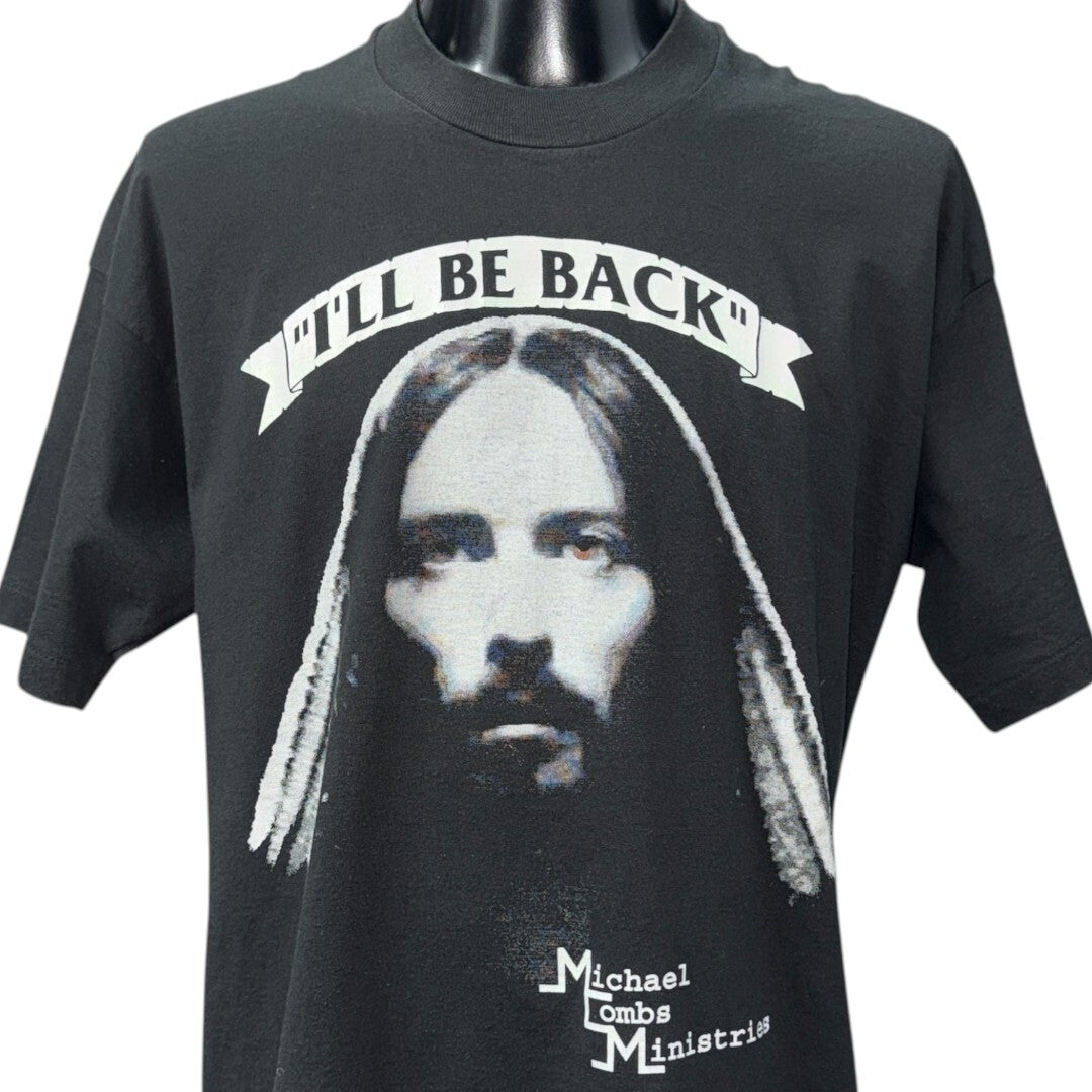 MICHAEL COMBS MINISTRIES I’LL BE BACK 90s T-Shirt Size XL