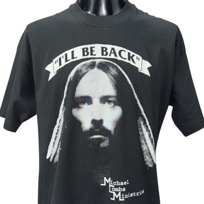 MICHAEL COMBS MINISTRIES I’LL BE BACK 90s T-Shirt Size XL