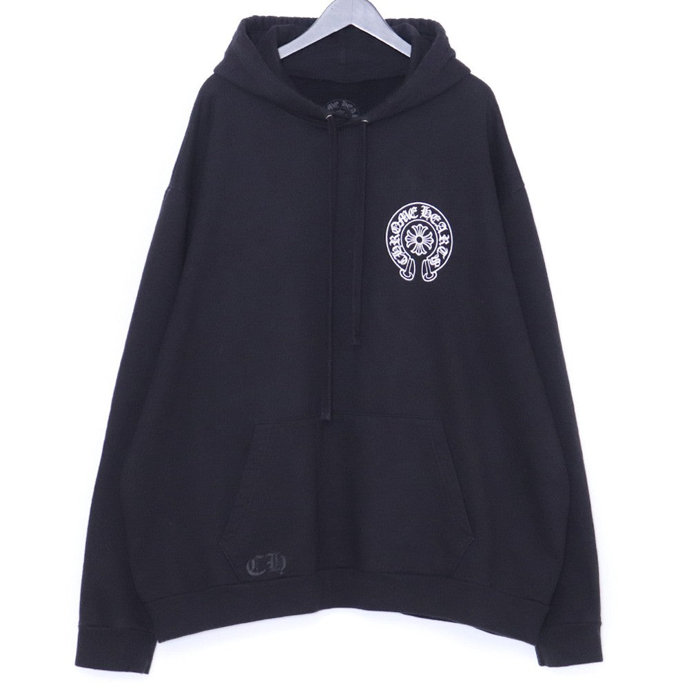 CHROME HEARTS Osaka Horseshoe Hoodie Black Size XXL