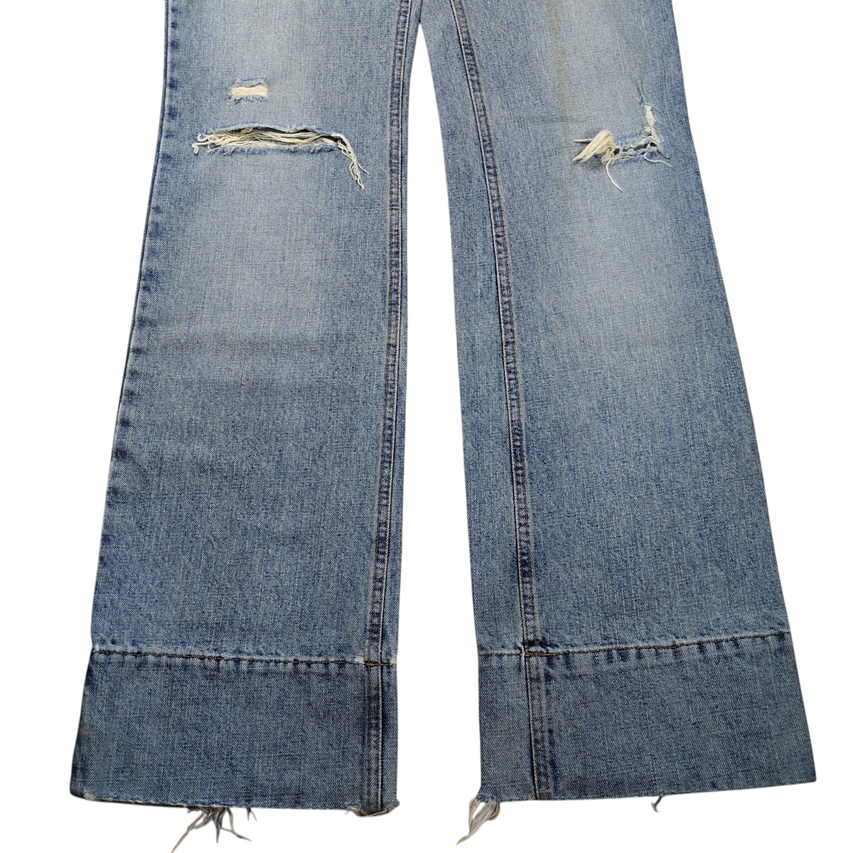 Dolce & Gabbana Distressed Blue Boots Denim Jeans Size 40