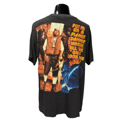 JANET JACKSON 90s Vintage Naughty By Rap T-Shirt Size XL