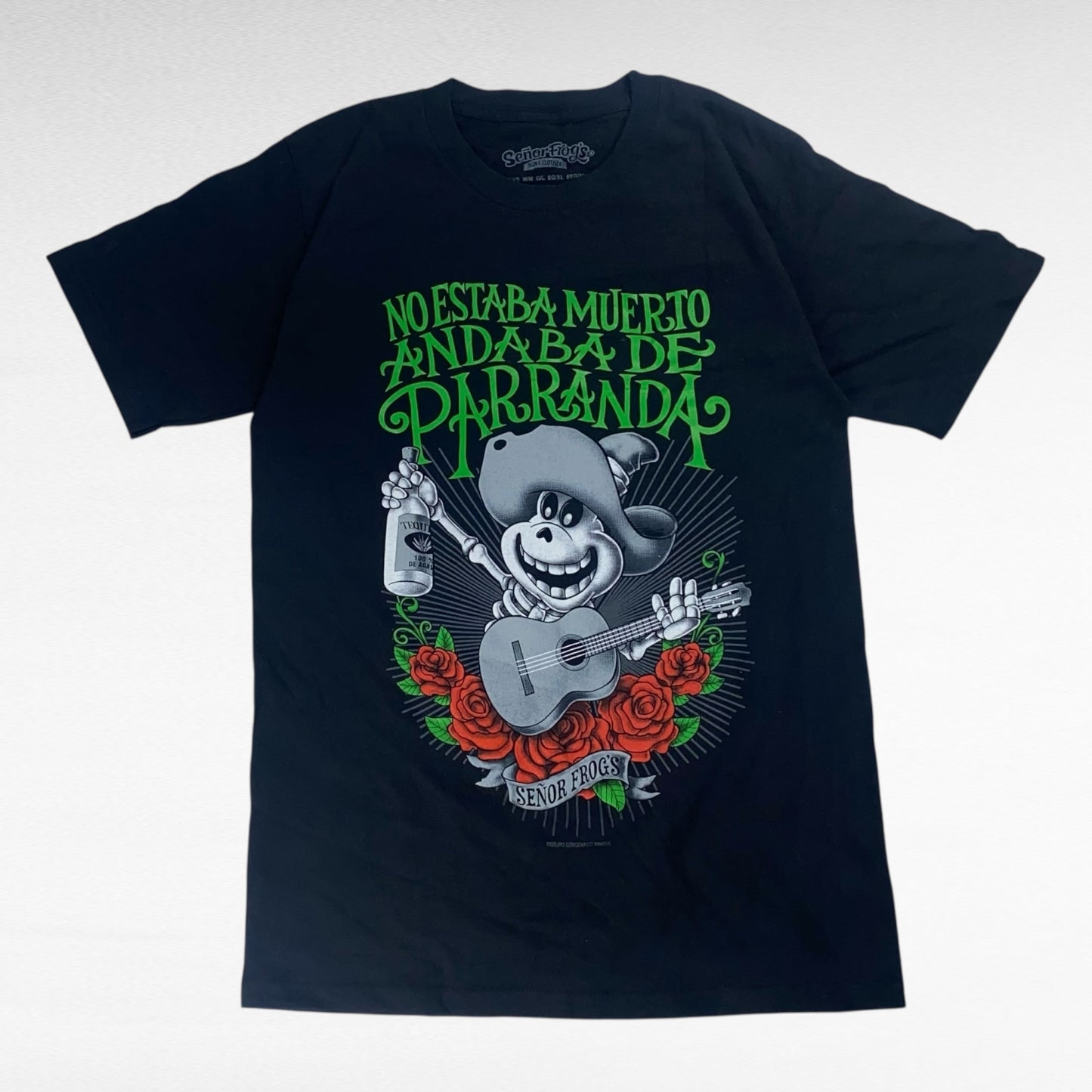 Senor Frog's Print T-Shirt Black Size M