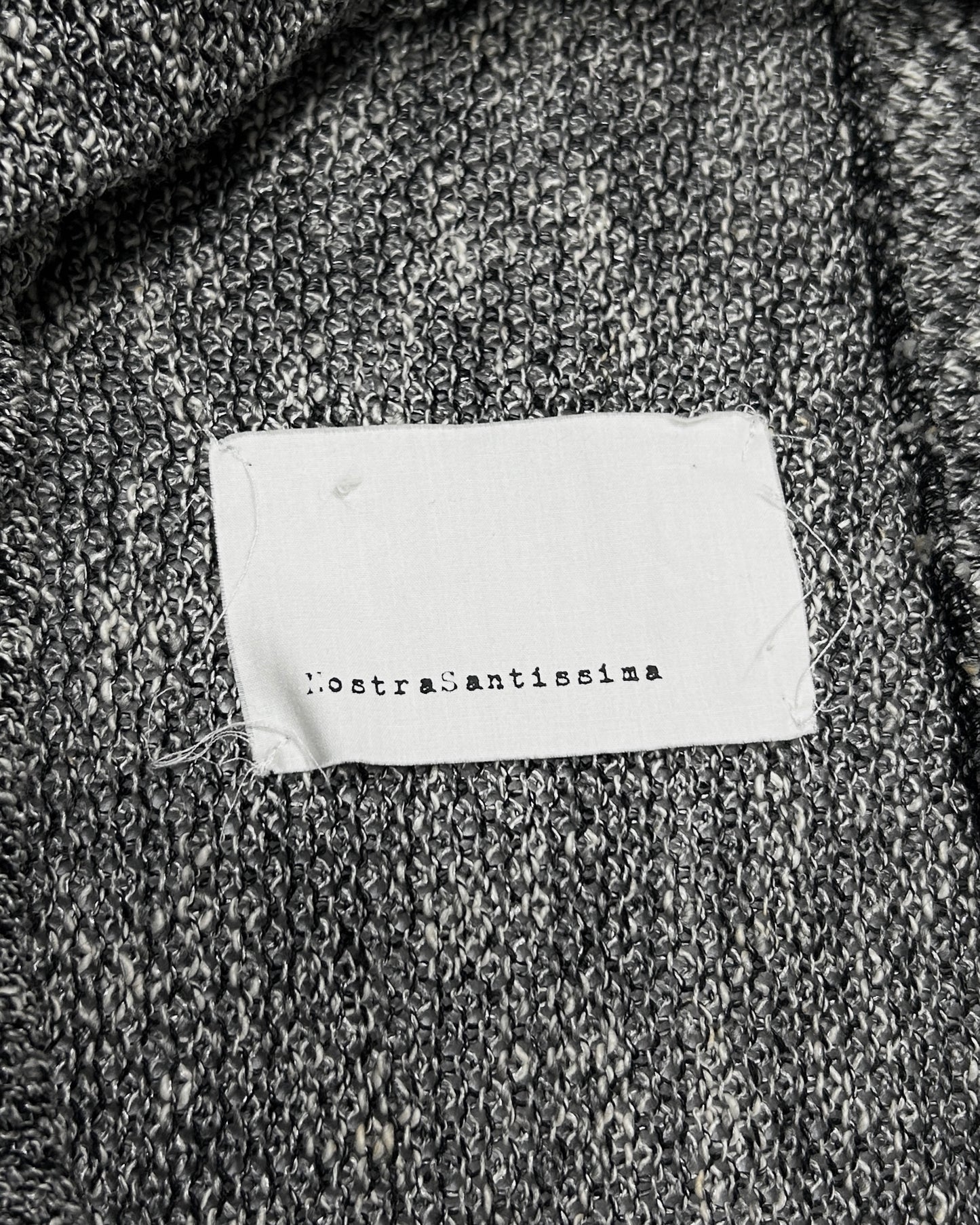 Nostra Santissima Melange Convertible Long Cardigan Size S