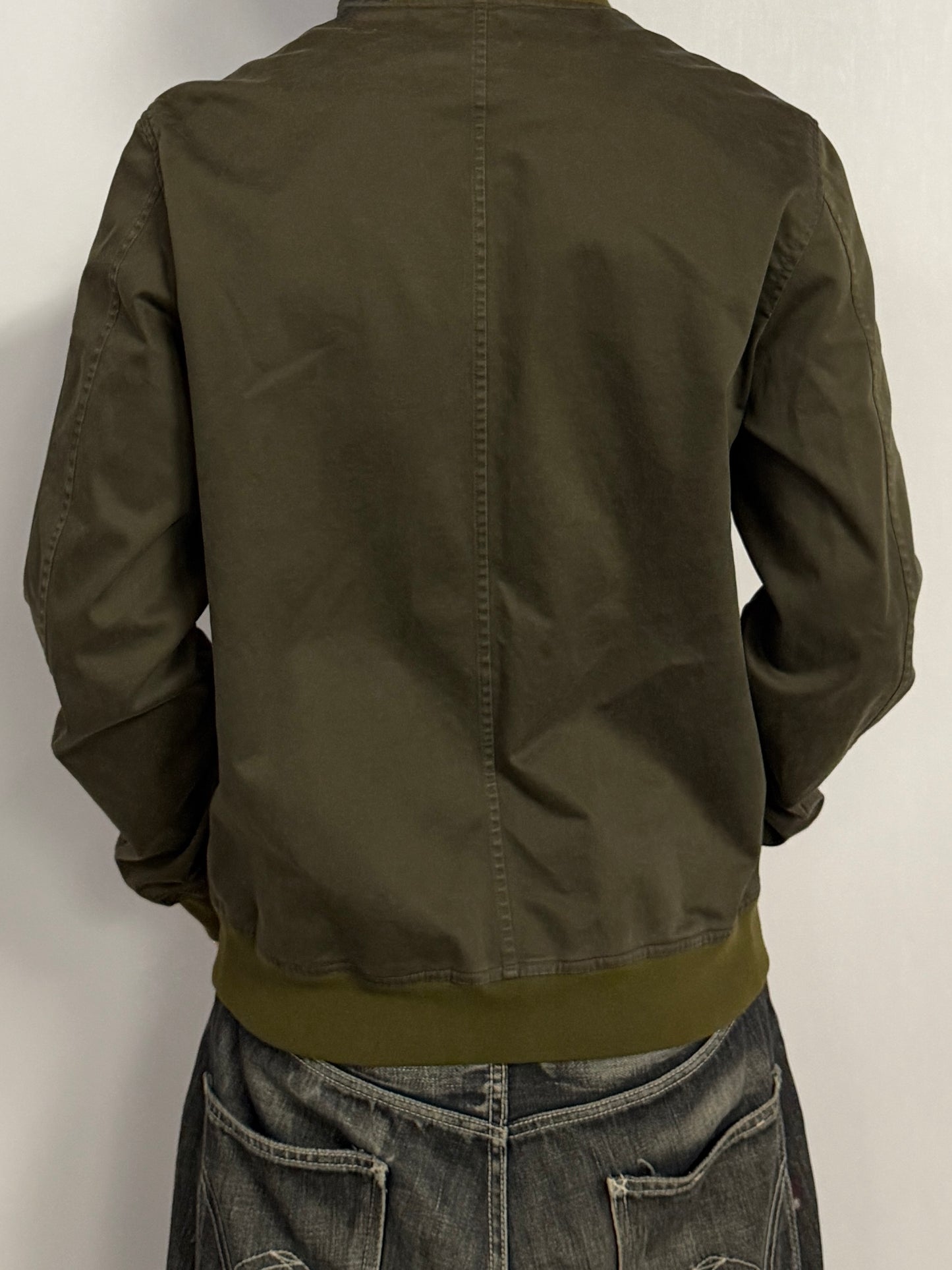 FACTOTUM Green Cotton Blend Jacket Size 46