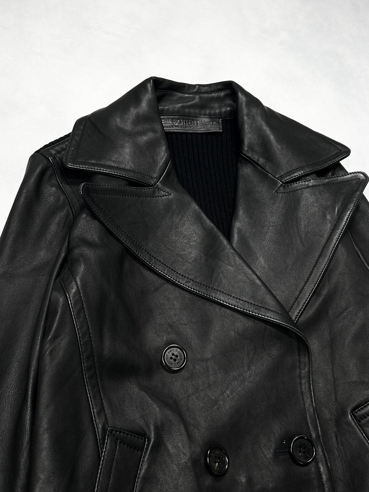 Neil Barrett switching double leather jacket Size XS