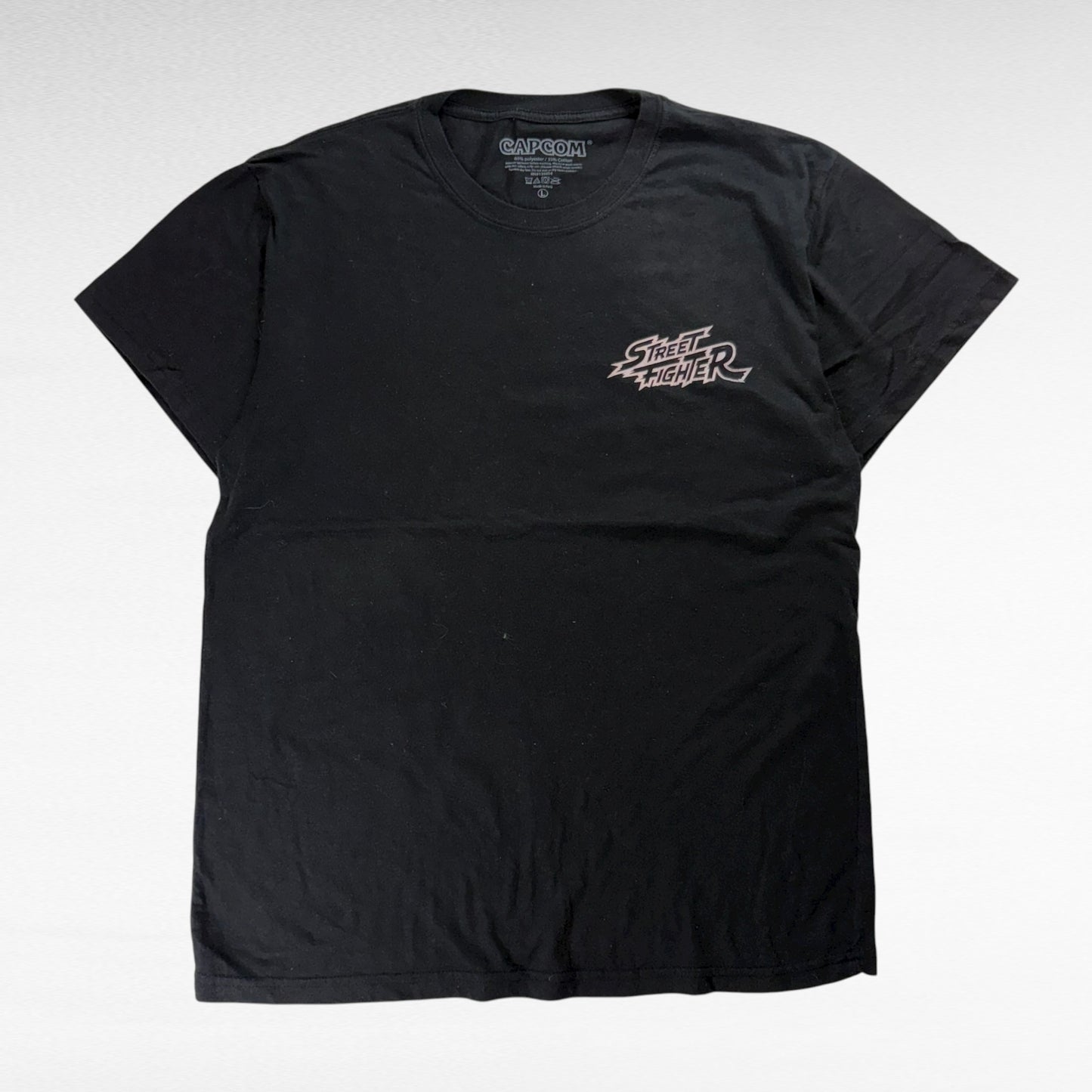 CAPCOM T-Shirt Black Size L