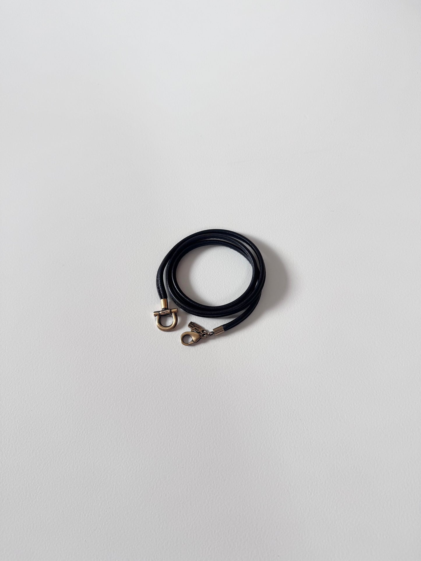 Salvatore Ferragamo Black Necklace
