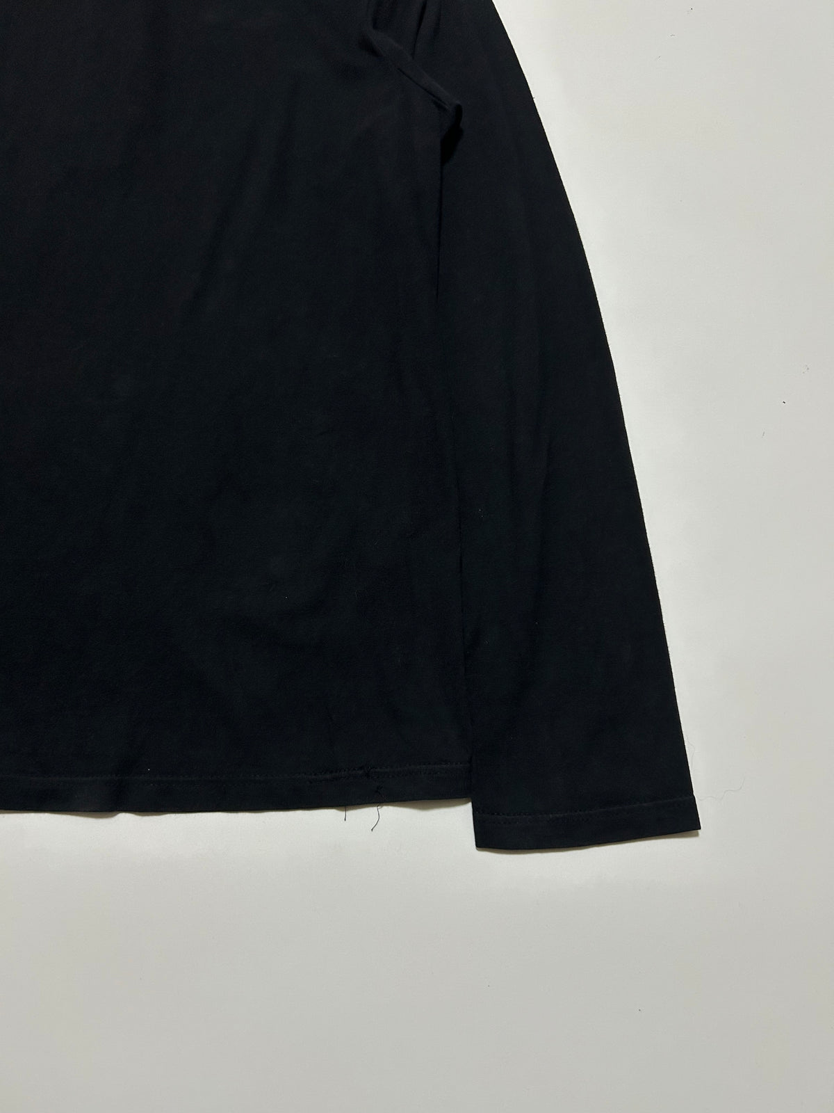 A.P.C. 1990s Black Cotton Polo Shirt