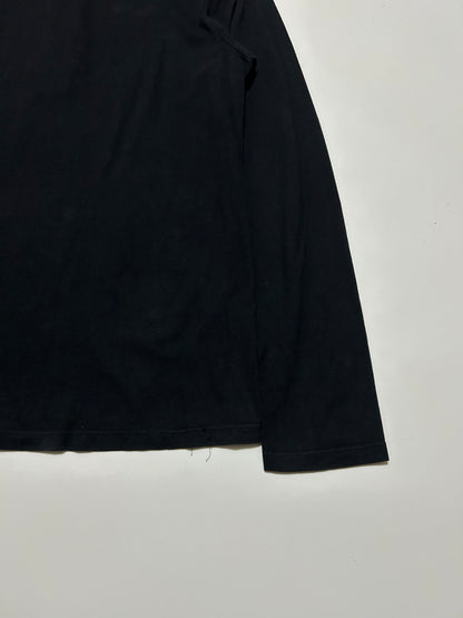 A.P.C. 1990s Black Cotton Polo Shirt