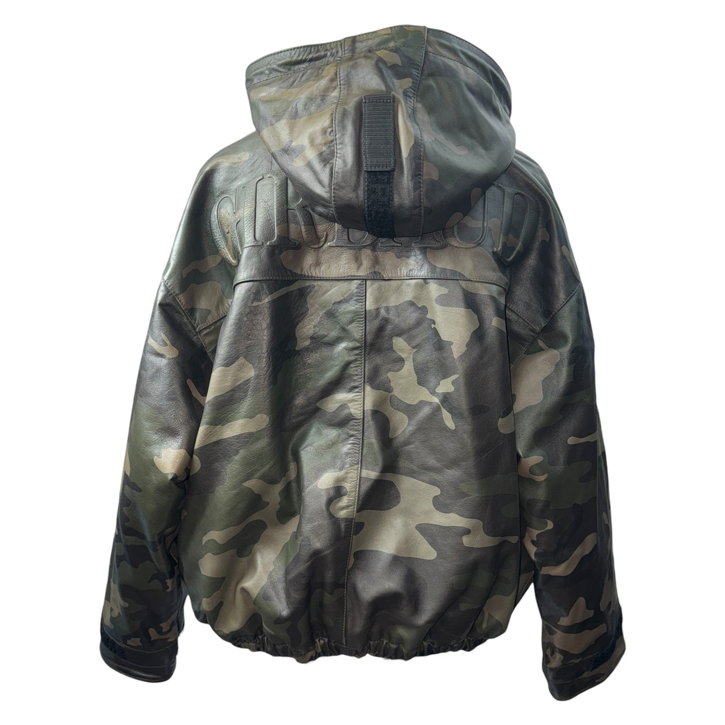 Supreme x Marithe + Francois Girbaud Hooded Leather Flight Bomber Jacket Size L