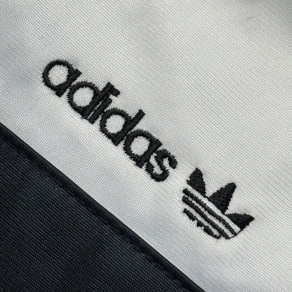 adidas 1980s Zip-Up Polyester Track Jacket Blue/White Size S