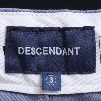 Descendant DC-3 Twill Pleated Trousers Gray Size 3