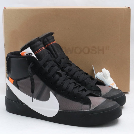 Off-White BLAZER MID THE 10 Hi-Top Sneakers Black Size 27cm