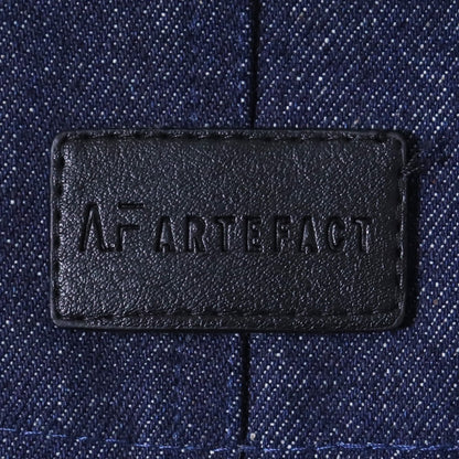 A.F ARTEFACT Denim Tuck Sleeves Jacket Indigo Size 2