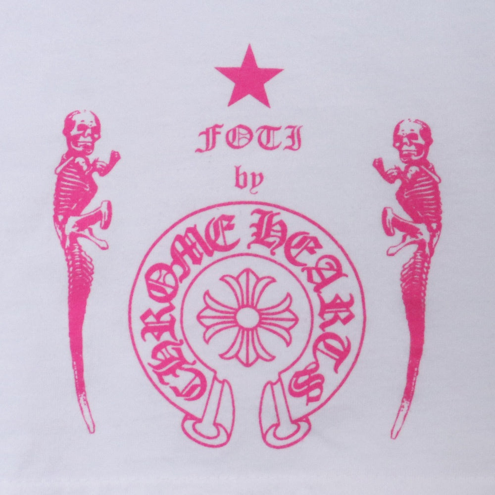 CHROME HEARTS Foti Print T-Shirt White Size M