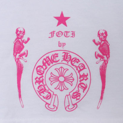 CHROME HEARTS Foti Print T-Shirt White Size M