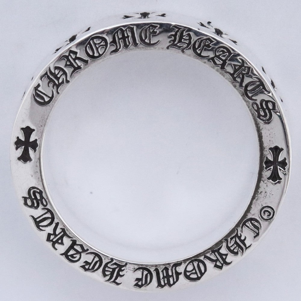 CHROME HEARTS 6mm Spacer Forever Ring Silver Size JP 16.5