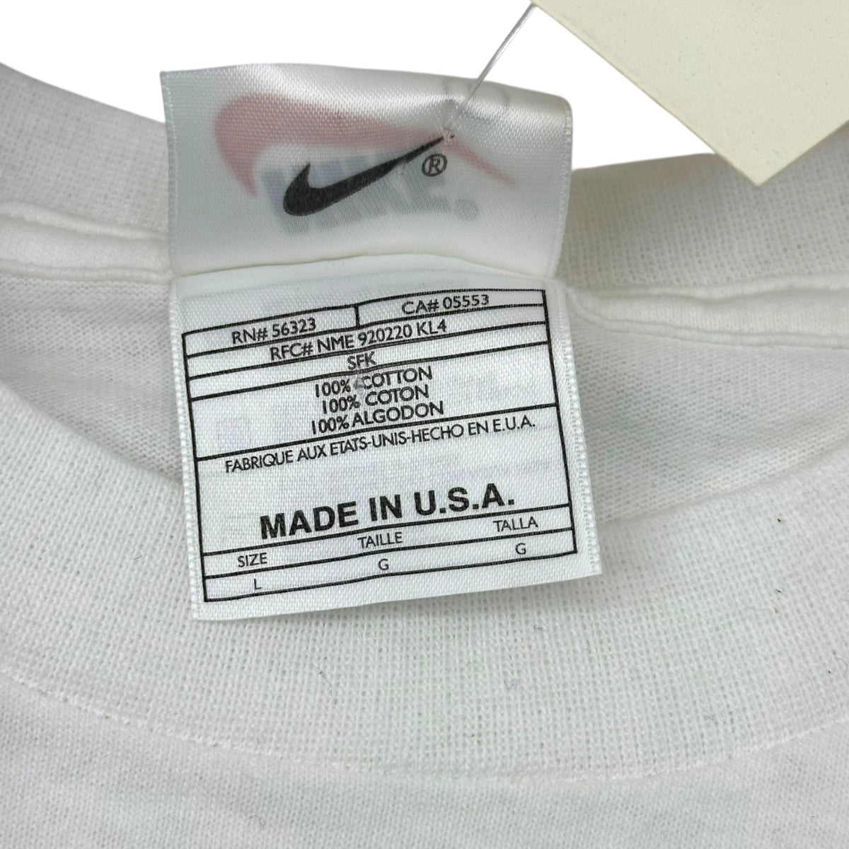 NIKE 90s PENNY Anfernee Hardaway T-Shirt White Size L