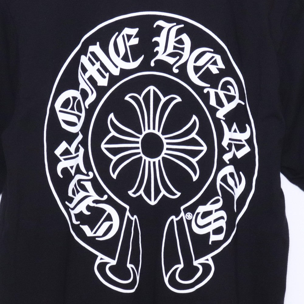 CHROME HEARTS Horseshoe Logo Pocket T-Shirt Black Size S