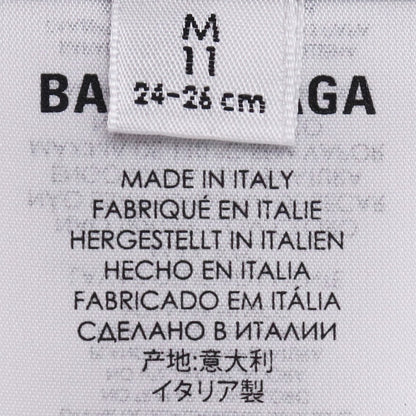BALENCIAGA Logo Cotton Socks White Size M