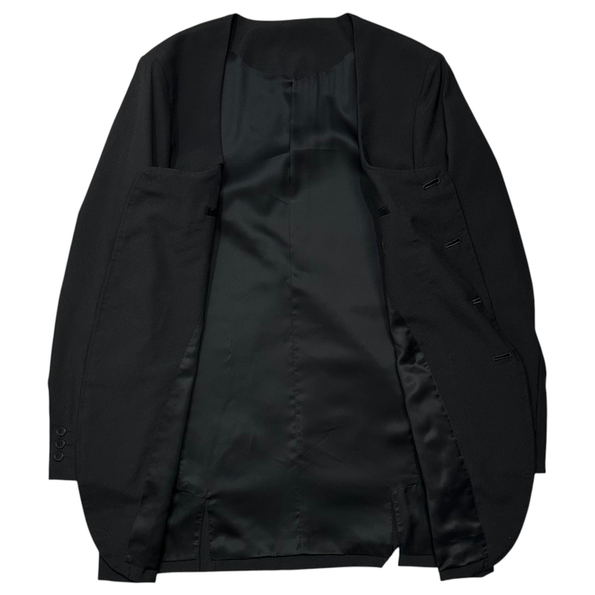 COMME des GARCONS HOMME PLUS Rose Print Jacket Black Size M