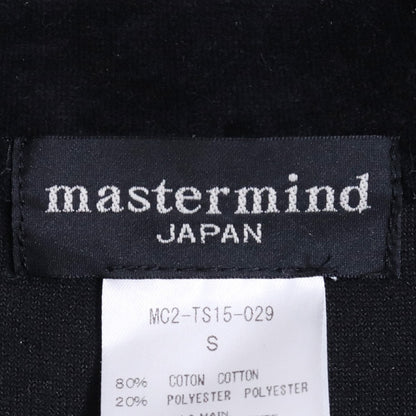 MASTERMIND JAPAN Circle Logo Velour Cardigan Black Size S