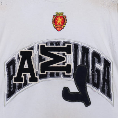 BALENCIAGA 23AW Skater Oversized T-Shirt White Size L