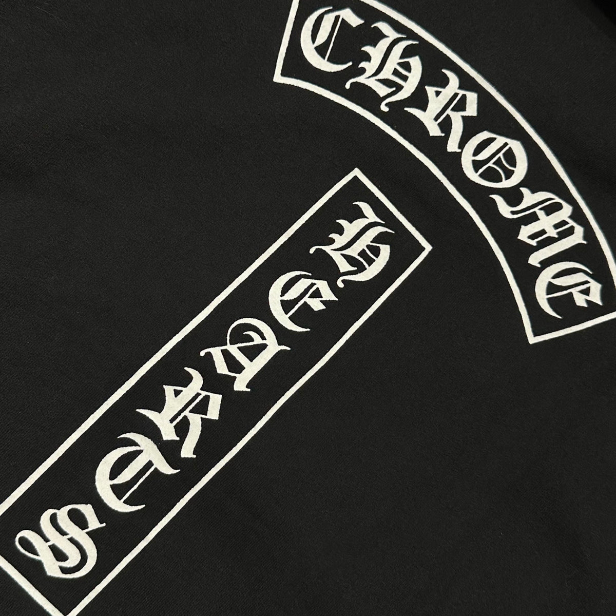 CHROME HEARTS 90s Dagger-Charm Zip Back-Print Multi Hoodie Size XS