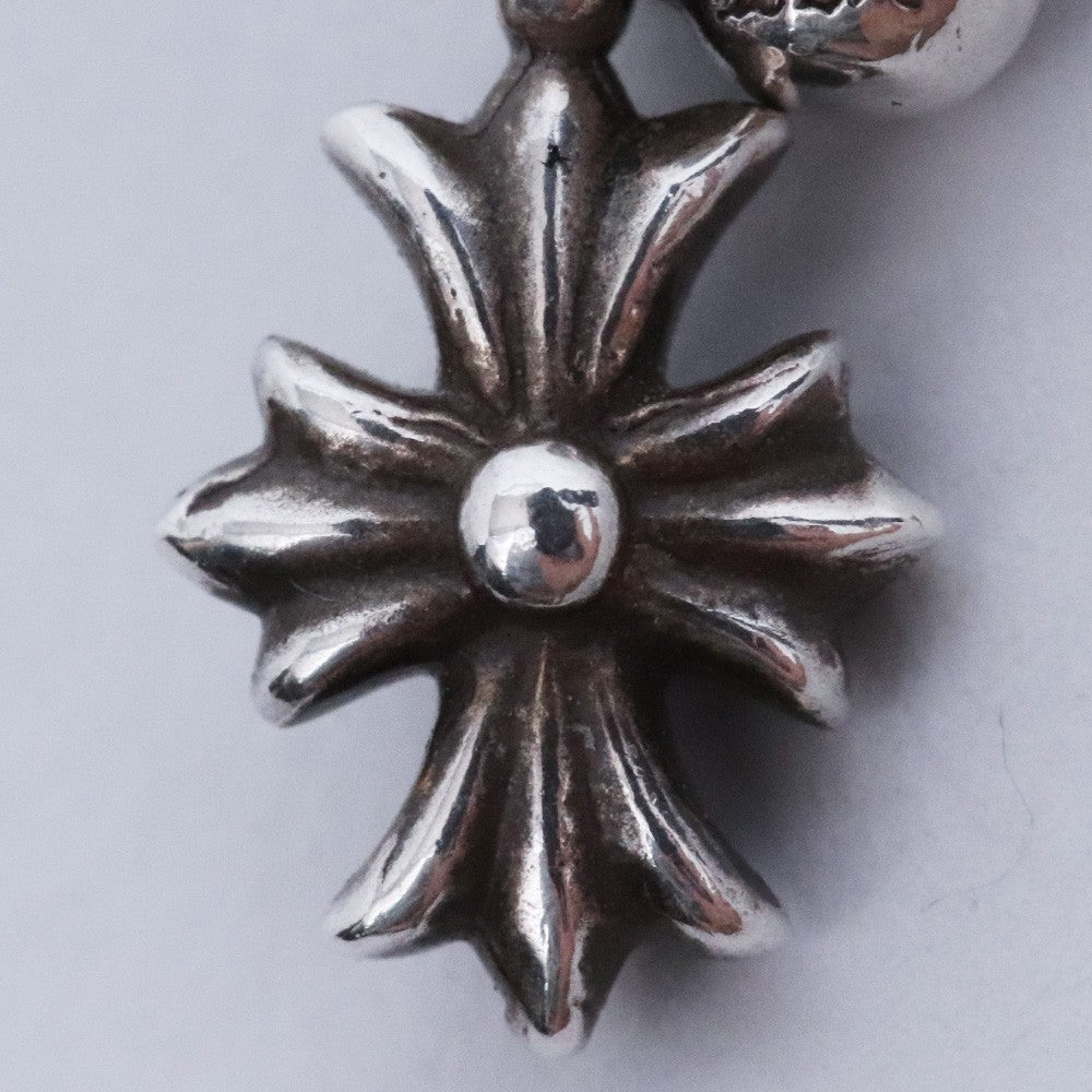 CHROME HEARTS TNY E CH PLS Drop Earring Silver Size F