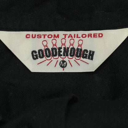 GOODENOUGH 00s Back Logo Bowling Shirt Black Size M