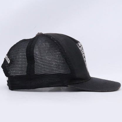 Chrome Hearts Black Eye Chart Vert. Logo Trucker Cap Size F