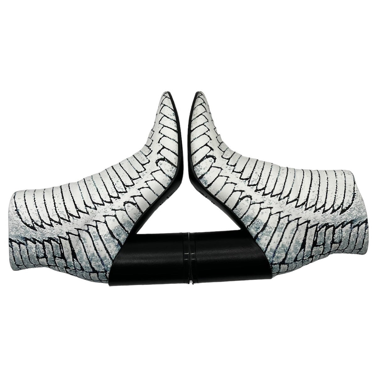 MM6 Maison Margiela 90mm Ankle Boots White Size 38