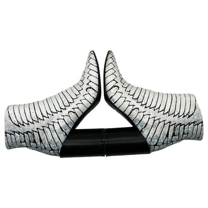 MM6 Maison Margiela 90mm Ankle Boots White Size 38
