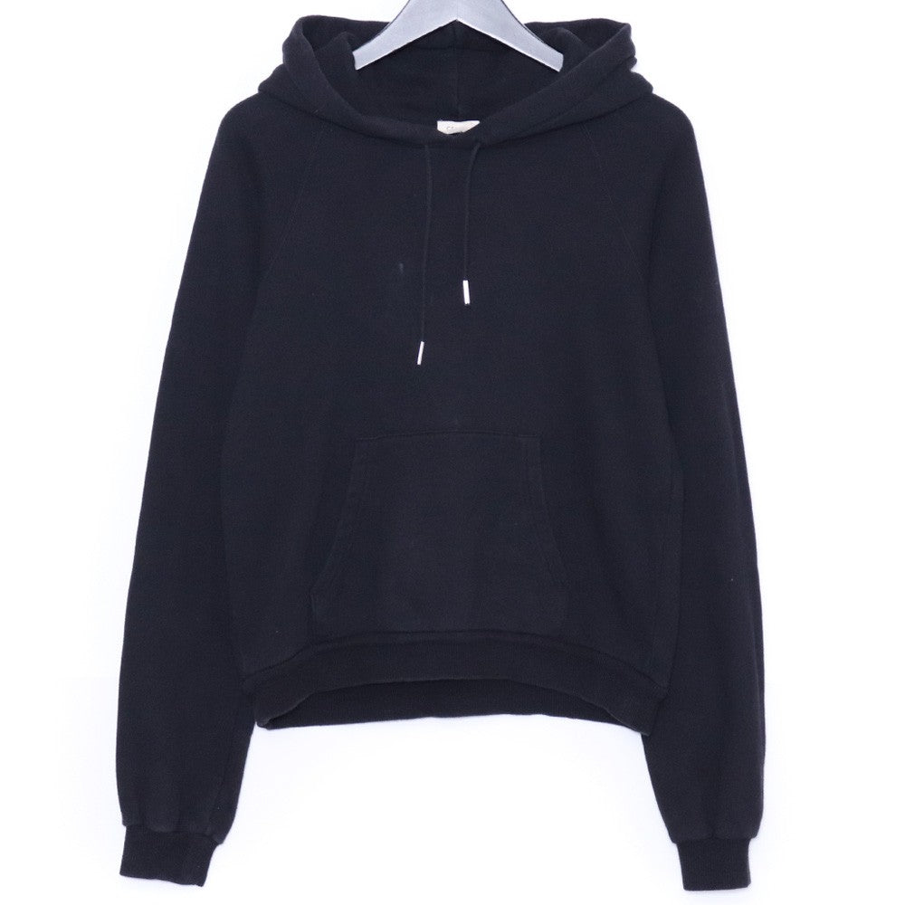 CELINE Back Print Logo Pullover Hoodie Black Size XS