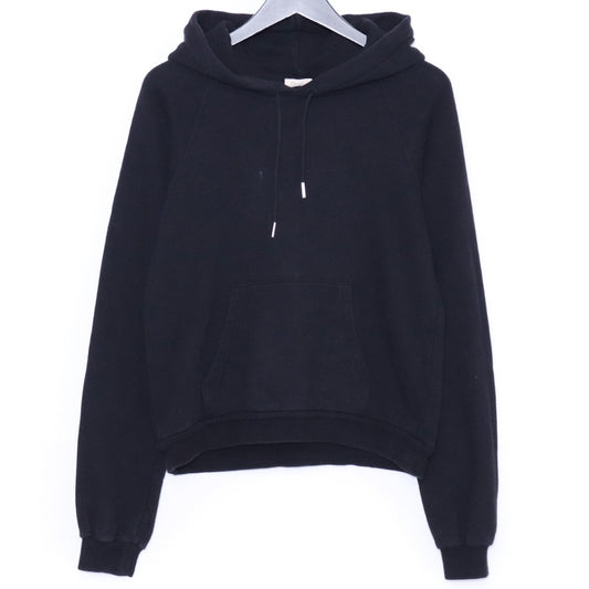 CELINE Back Print Logo Pullover Hoodie Black Size XS