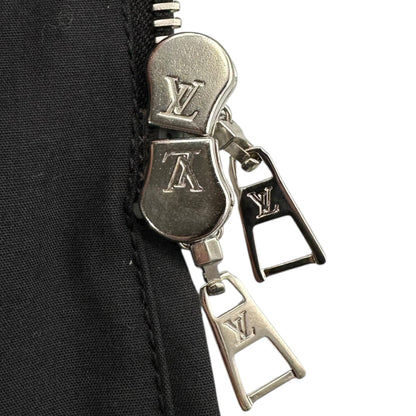 LOUIS VUITTON Monogram Zip Coated Macintosh Coat Size 34