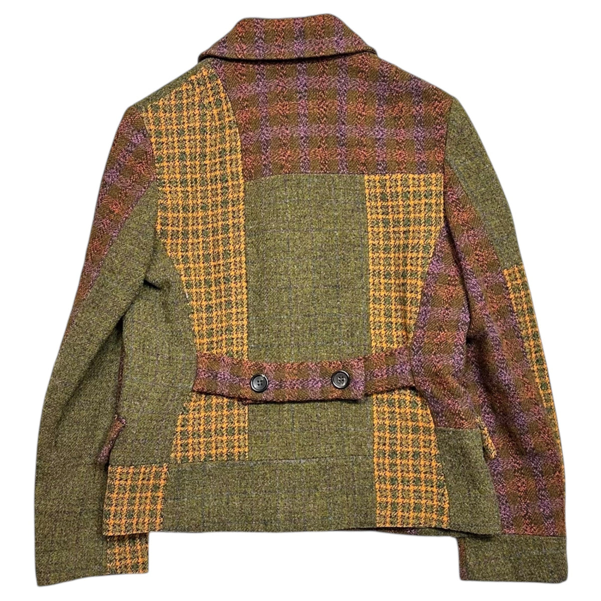 tricot COMME des GARCONS 01AW Wool Tweed Jacket Size M